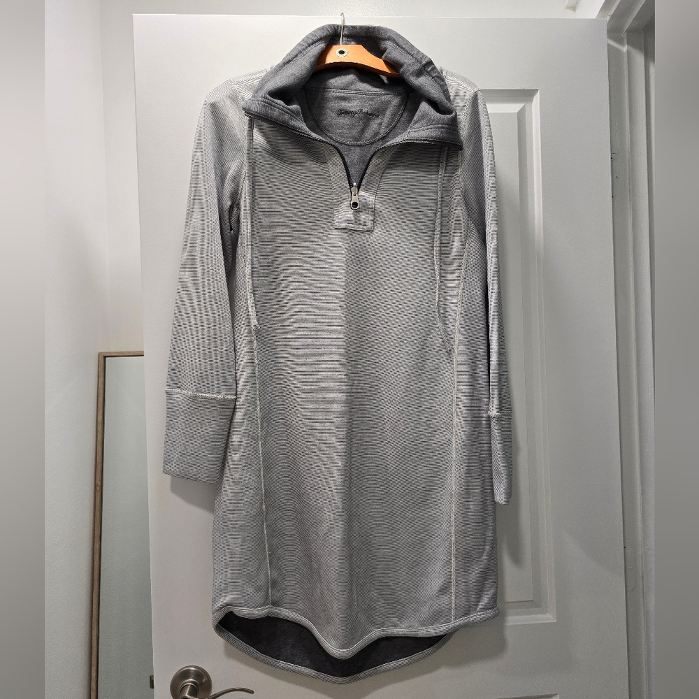 Tommy Bahama Half Zip Sweatshirt Dress